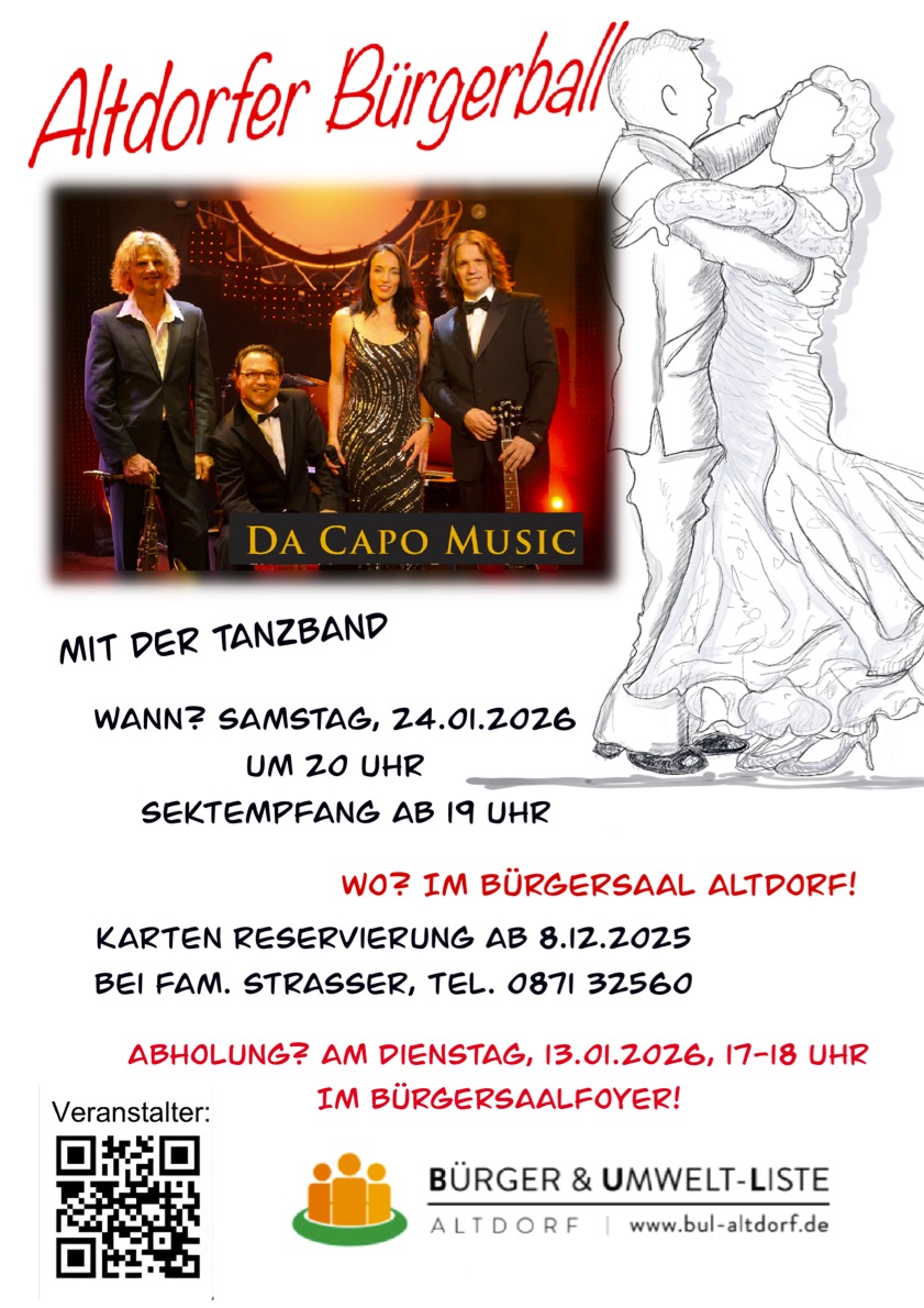 Plakat Buergerball 2026